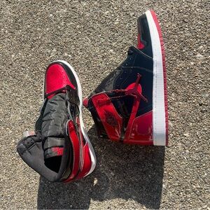 Jordan 1 bred paten lether size 11